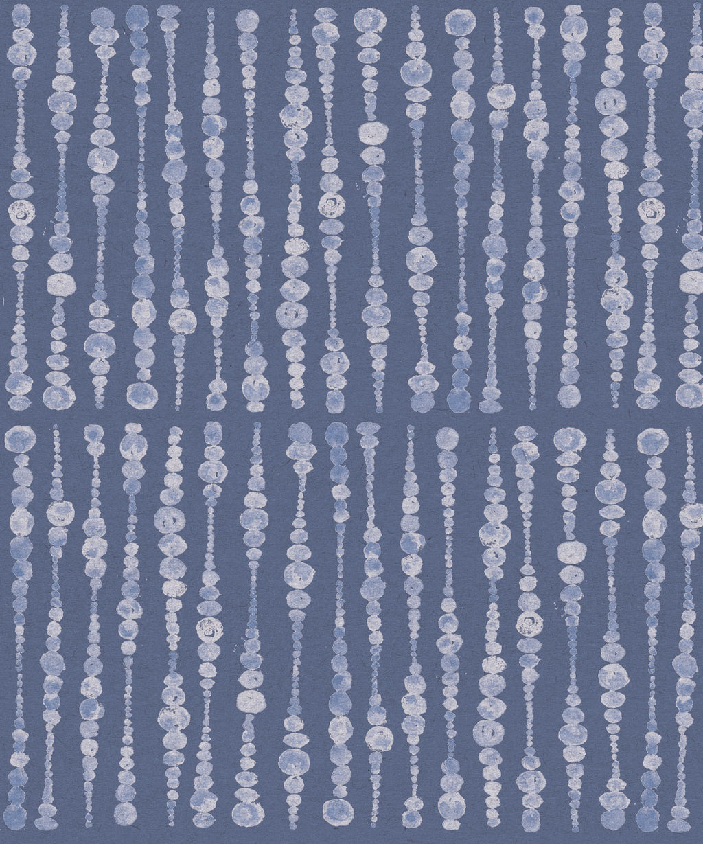 Cercles Deux Wallpaper, Blue Navy