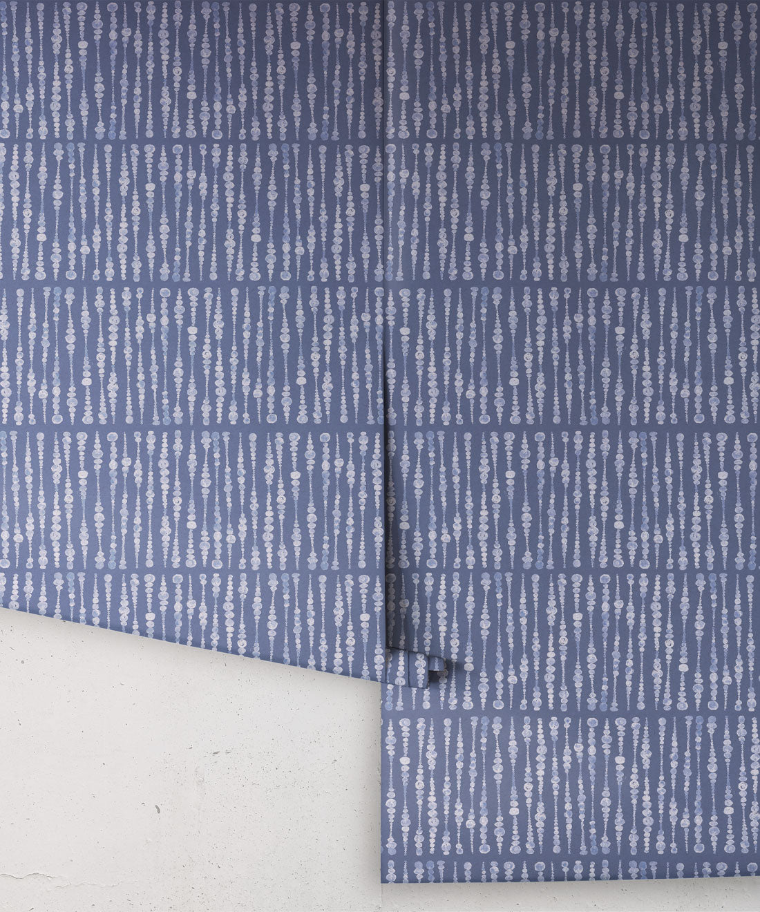 Cercles Deux Wallpaper, Blue Navy