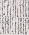 Cercles Deux Wallpaper, Charcoal White