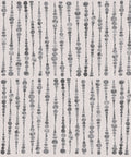 Cercles Deux Wallpaper, Charcoal White