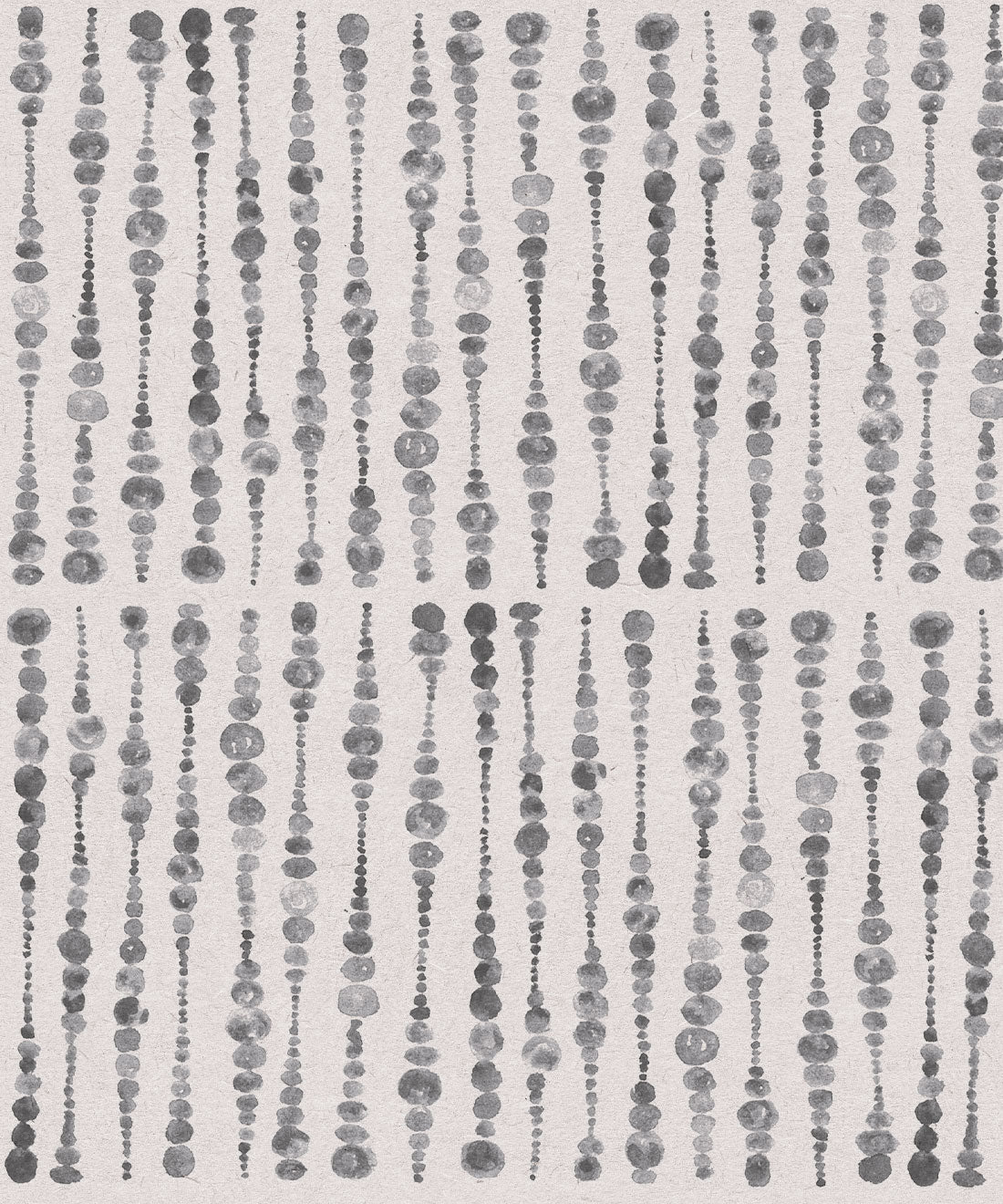 Cercles Deux Wallpaper, Charcoal White