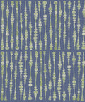 Cercles Deux Wallpaper, Sage Navy