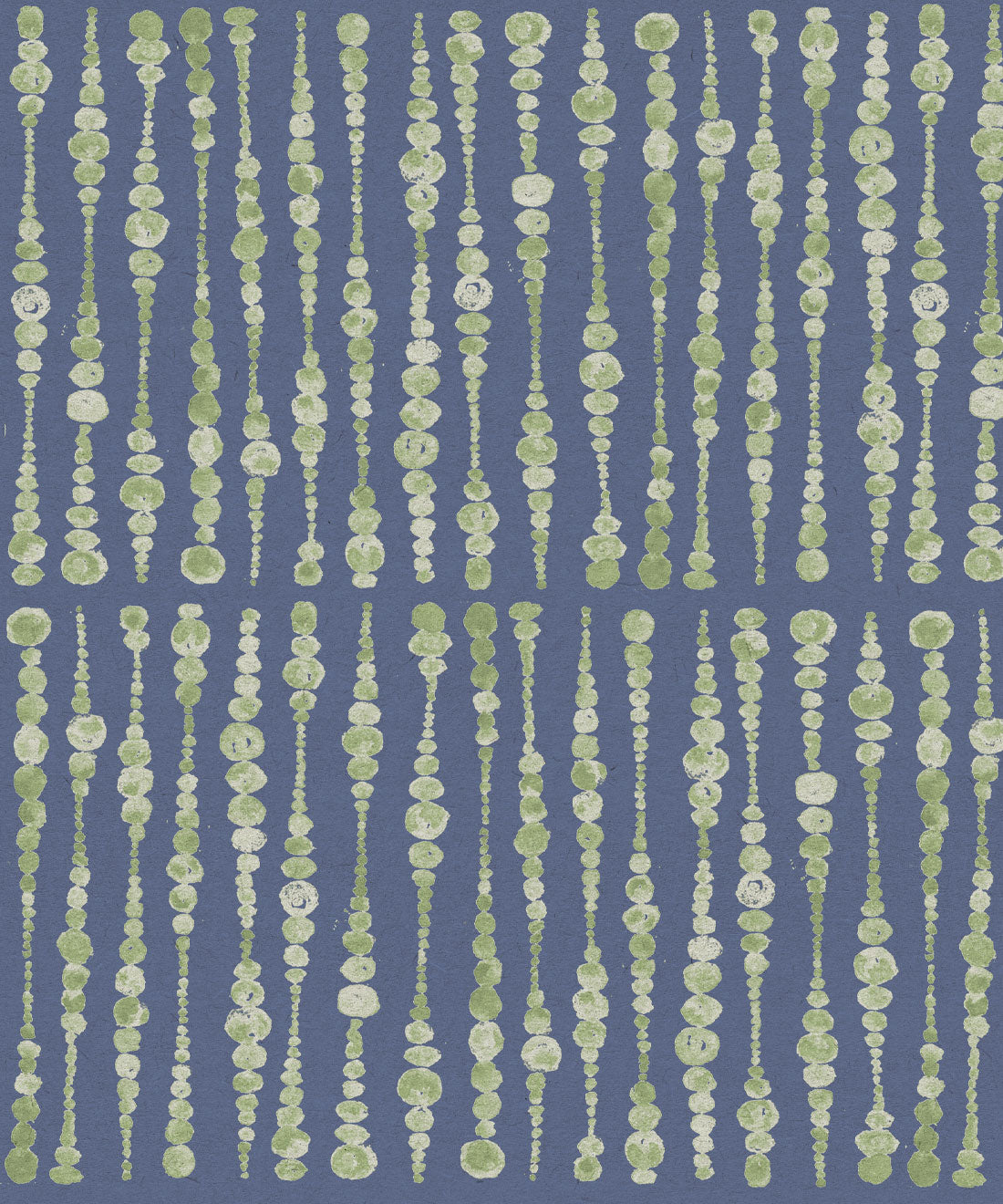 Cercles Deux Wallpaper, Sage Navy
