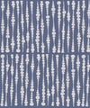 Cercles Deux Wallpaper, Snow Navy