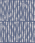 Cercles Deux Wallpaper, Snow Navy