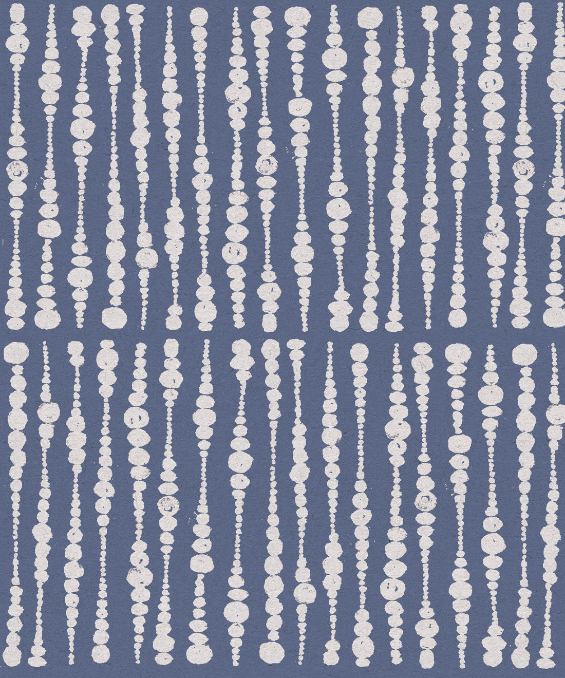 Cercles Deux Wallpaper, Snow Navy