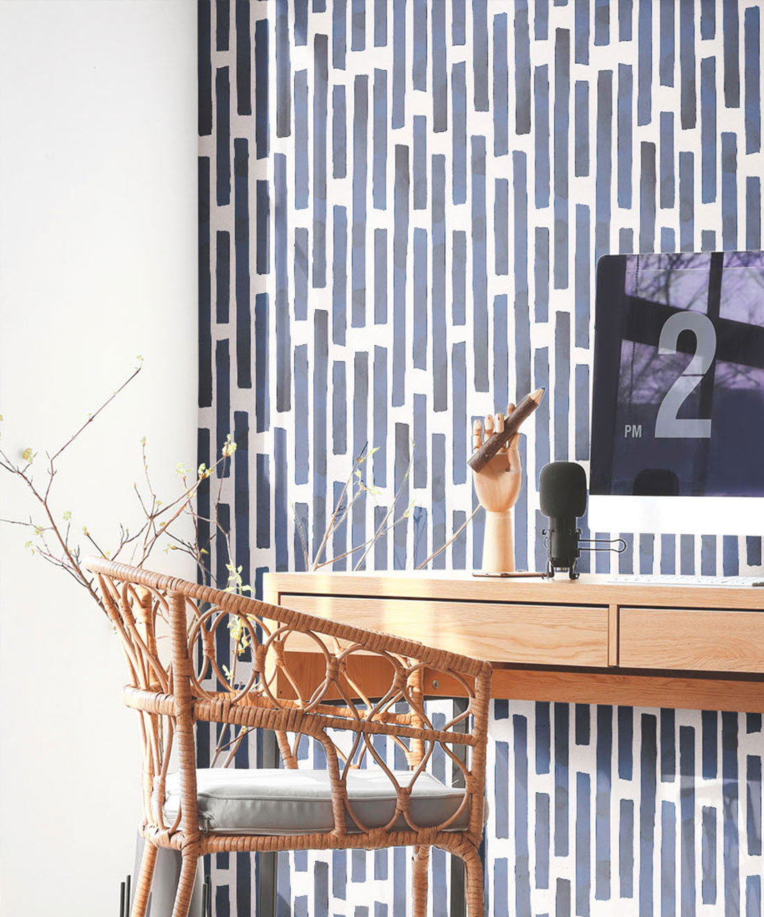 Colonnes Wallpaper, Midnight Light Beige