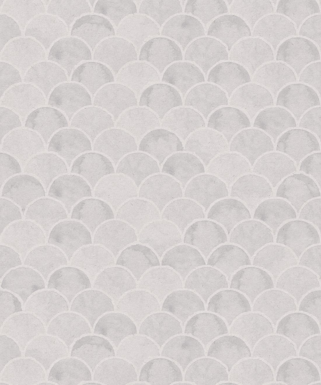 Écailles Wallpaper, Grey White