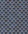 Écailles Wallpaper, Midnight White