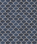 Écailles Wallpaper, Midnight White