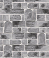 Formes Wallpaper, Charcoal White