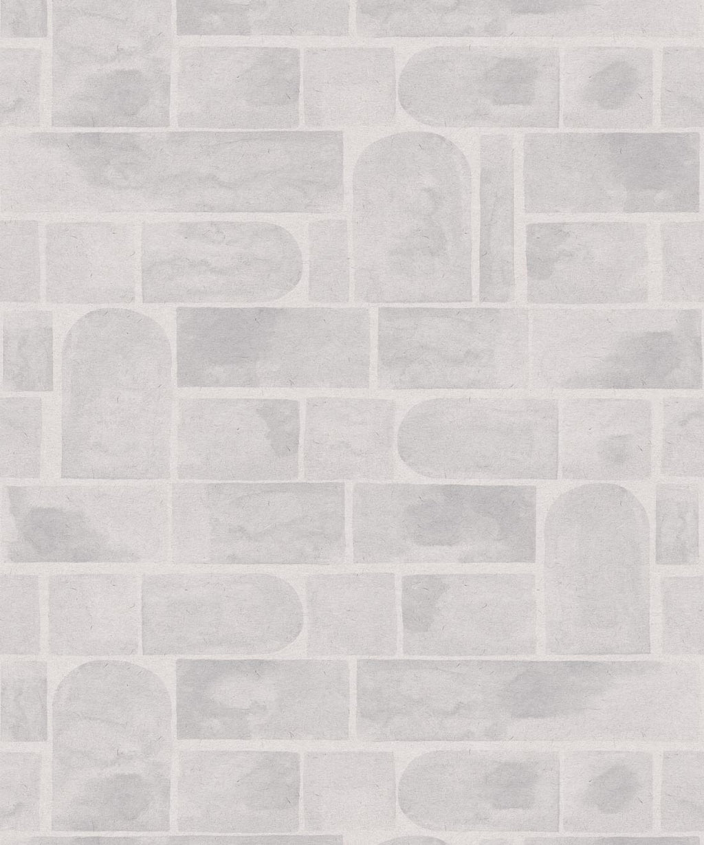 Formes Wallpaper, Grey White