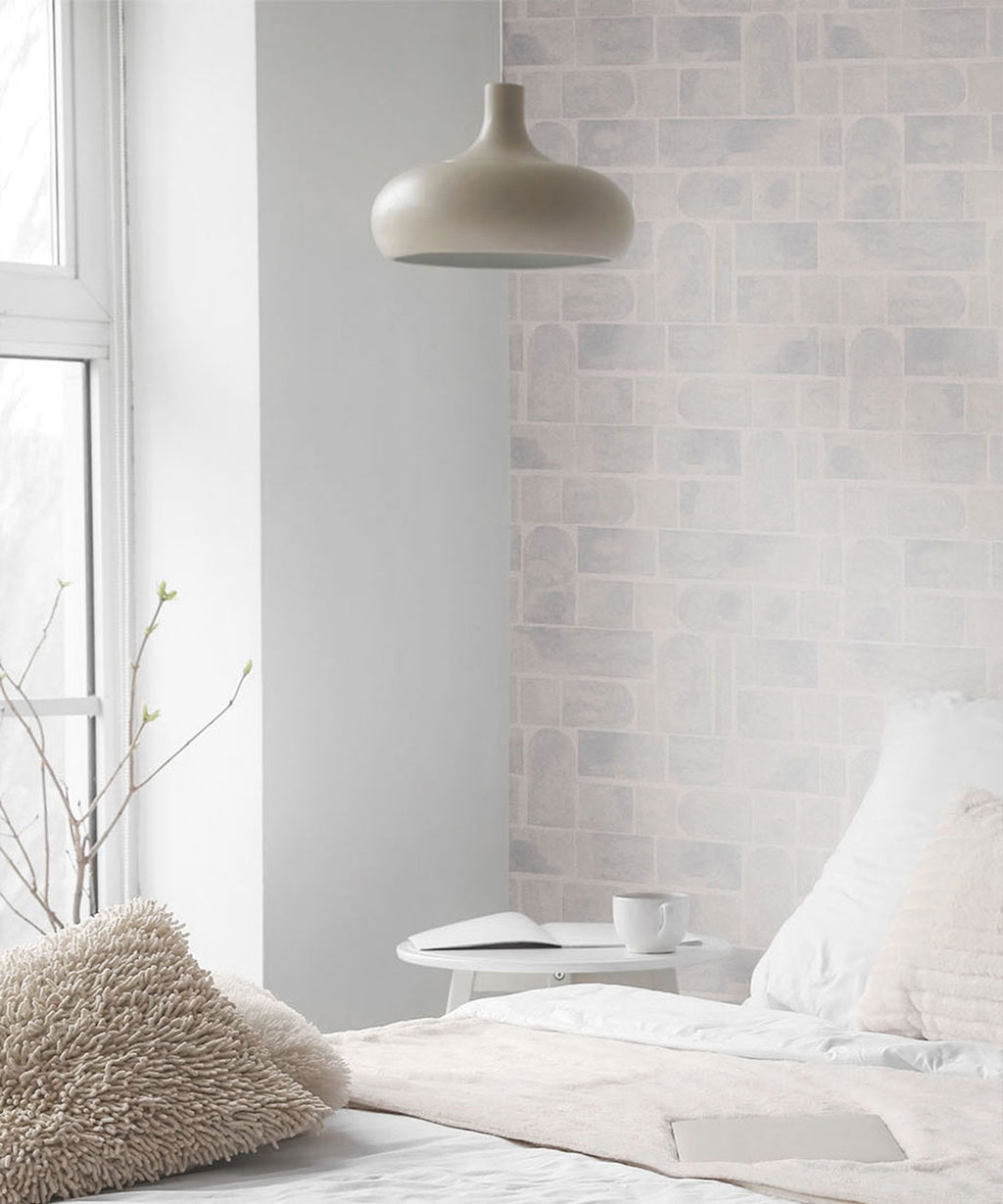 Formes Wallpaper, Grey White