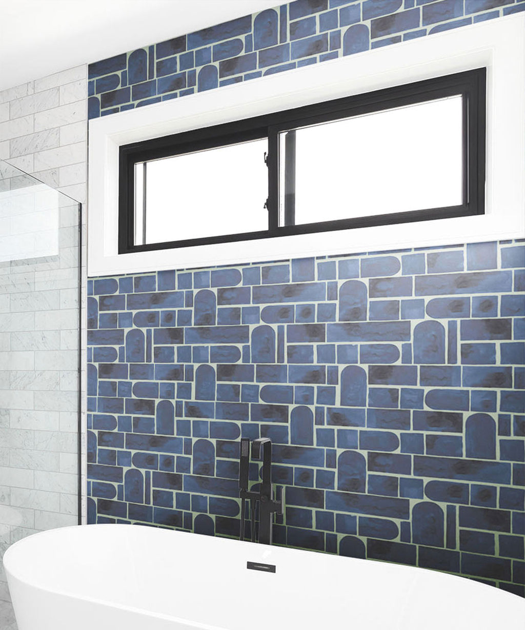 Formes Wallpaper, Midnight Green
