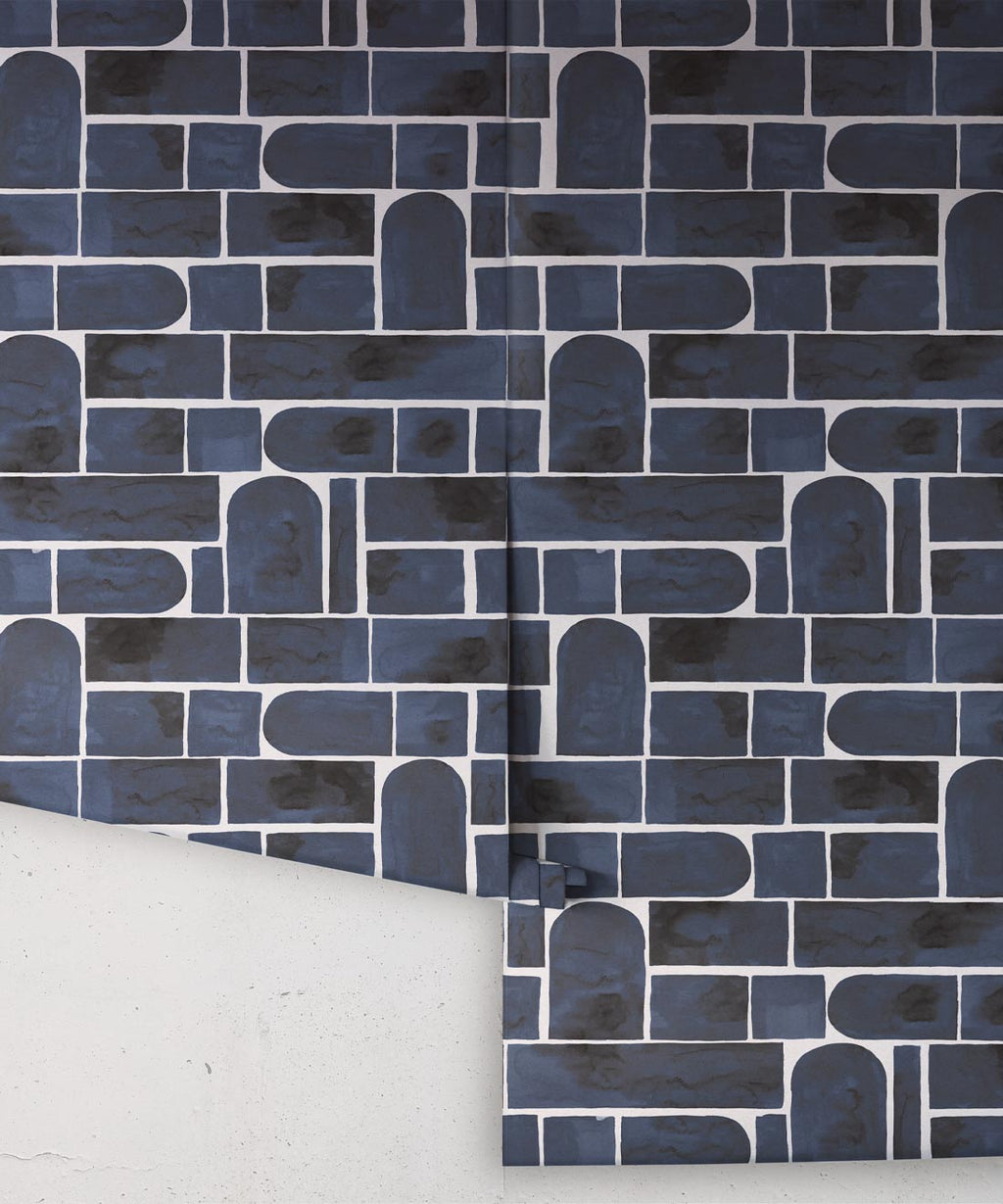 Formes Wallpaper, Midnight White