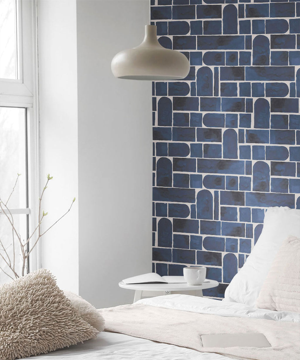Formes Wallpaper, Midnight White