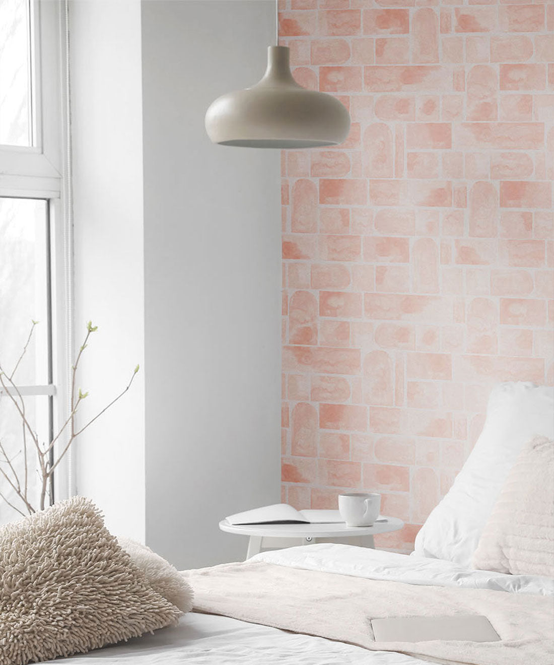 Formes Wallpaper, Salmon Light Beige