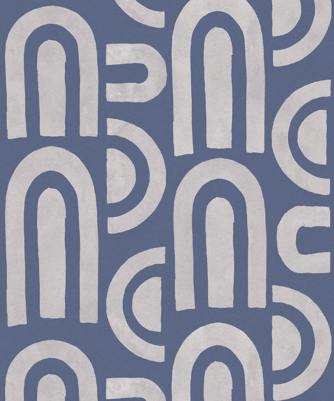 Formes Deux Wallpaper, Grey Navy