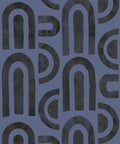 Formes Deux Wallpaper, Midnight Navy