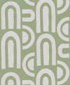 Formes Deux Wallpaper, Snow Green