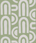 Formes Deux Wallpaper, Snow Green