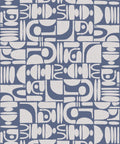 Formes Trois Wallpaper, Snow Navy
