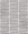 Lignes Wallpaper, Charcoal White