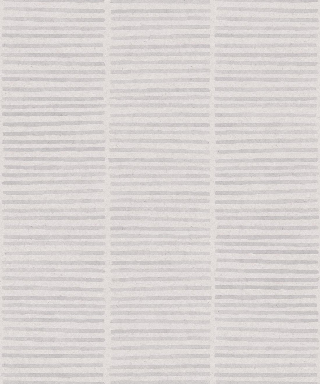 Lignes Wallpaper, Grey White