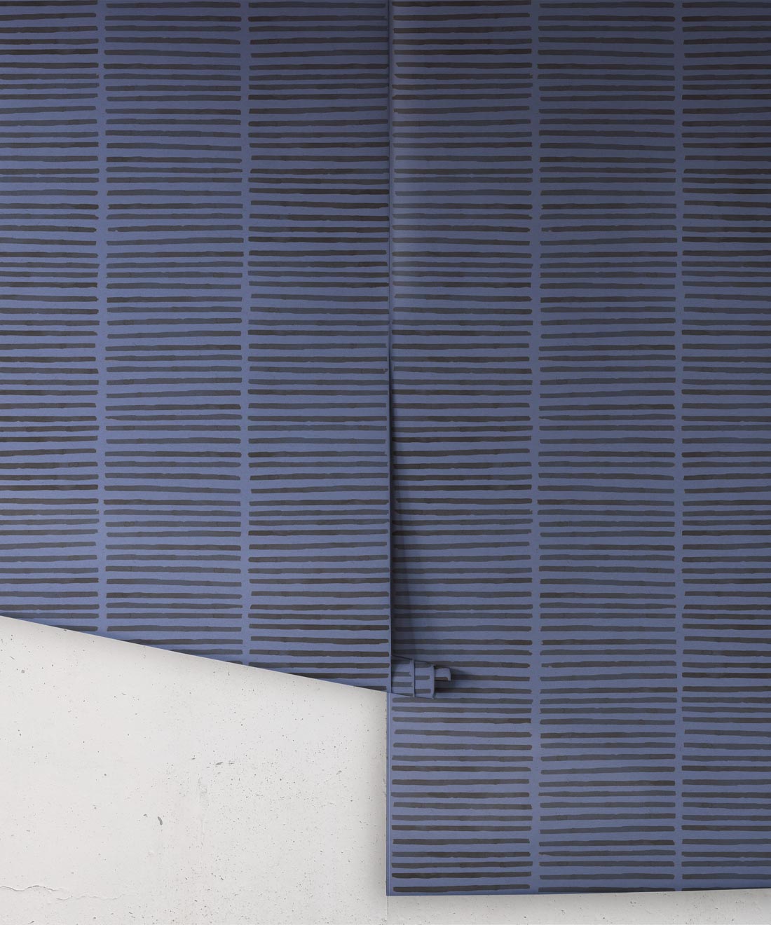 Lignes Wallpaper, Midnight Navy