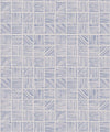 Lignes Deux Wallpaper, Blue White