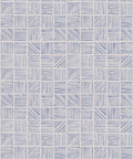 Lignes Deux Wallpaper, Blue White