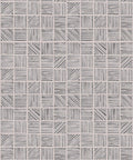 Lignes Deux Wallpaper, Charcoal Light Beige
