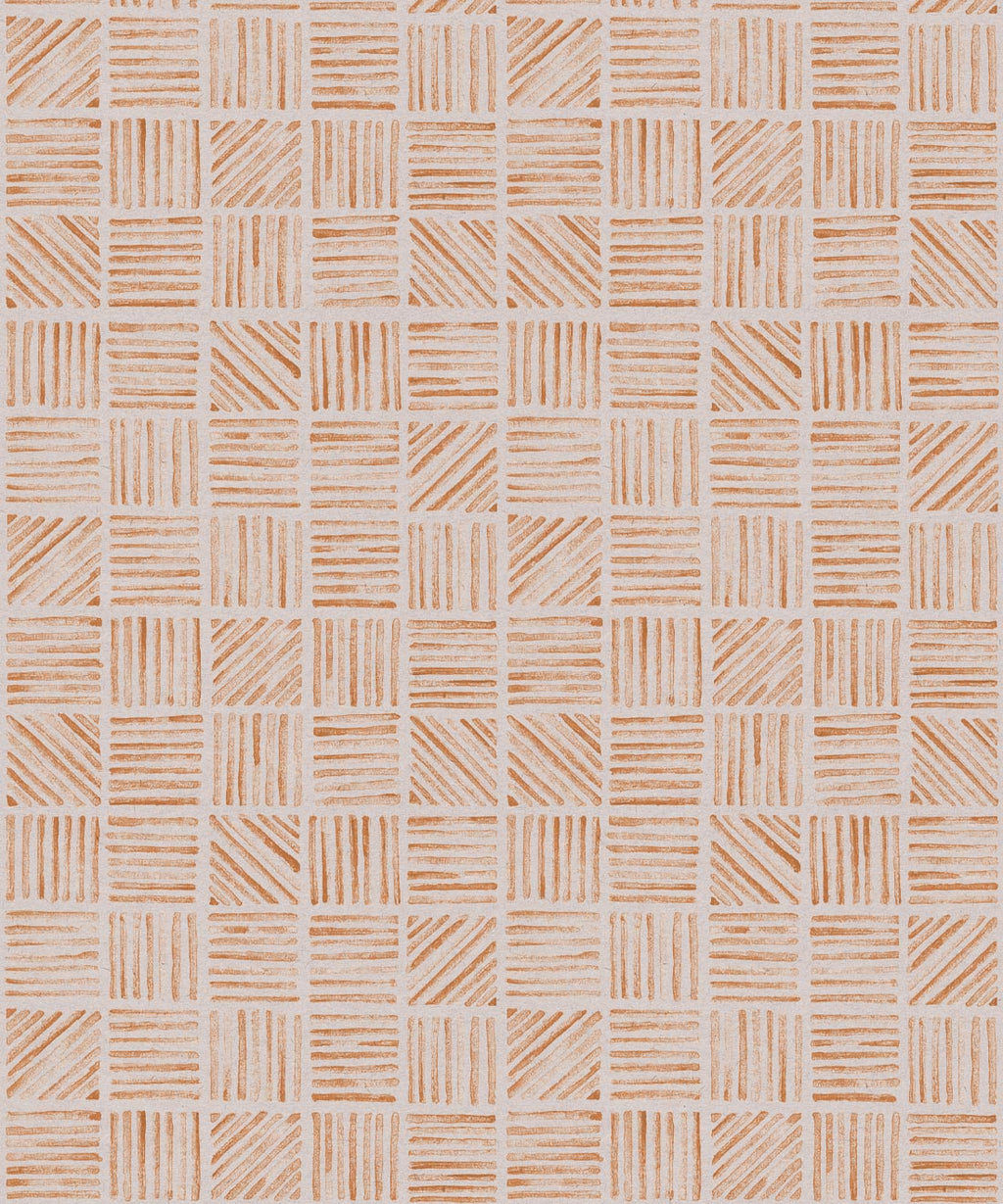 Lignes Deux Wallpaper, Sienna Light Beige