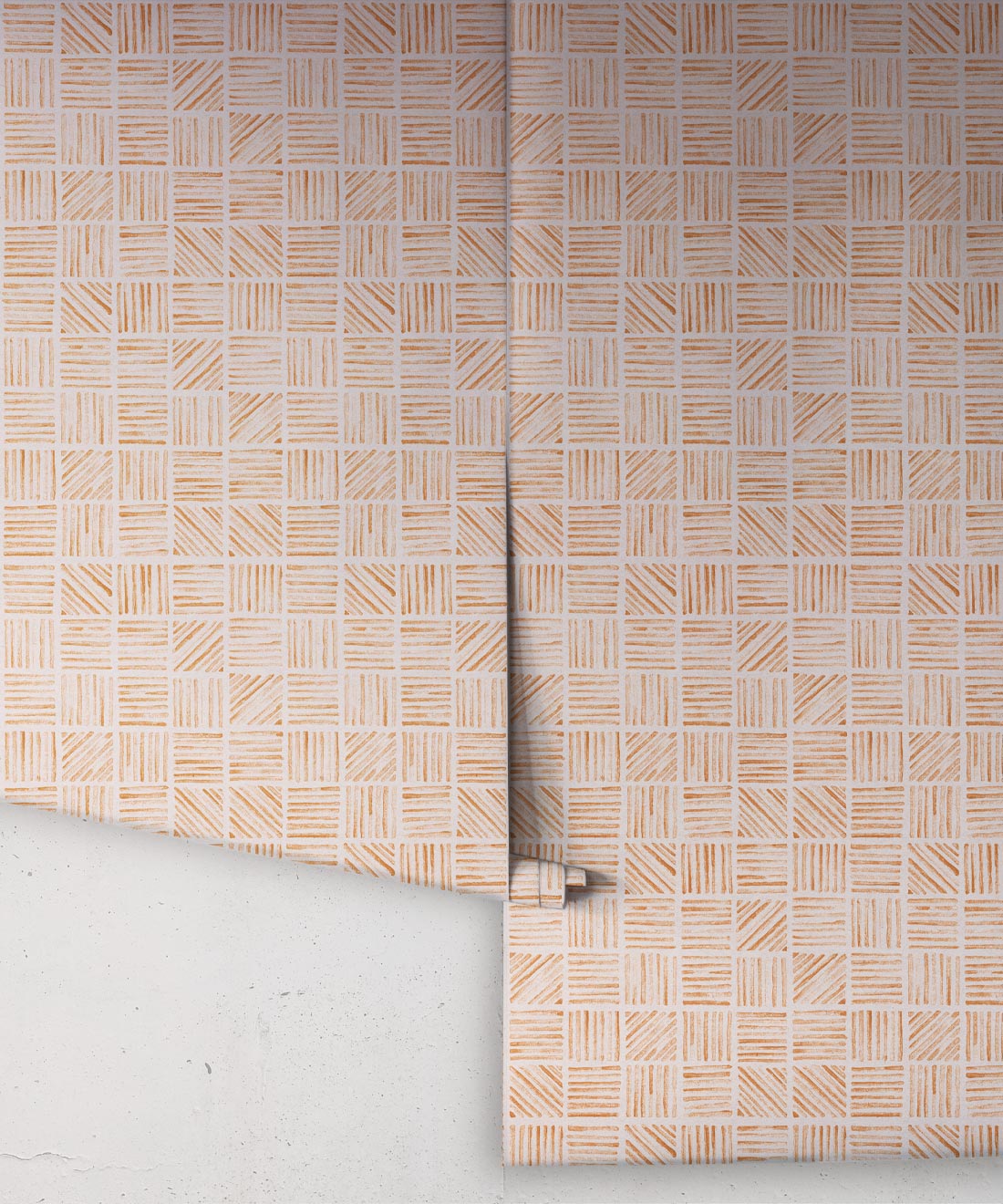 Lignes Deux Wallpaper, Sienna Light Beige