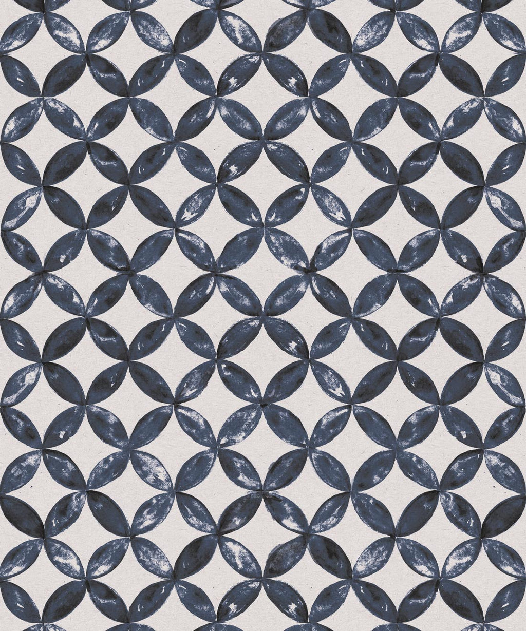 Pétales Deux Wallpaper, Midnight White