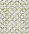 Pétales Deux Wallpaper, Sage White