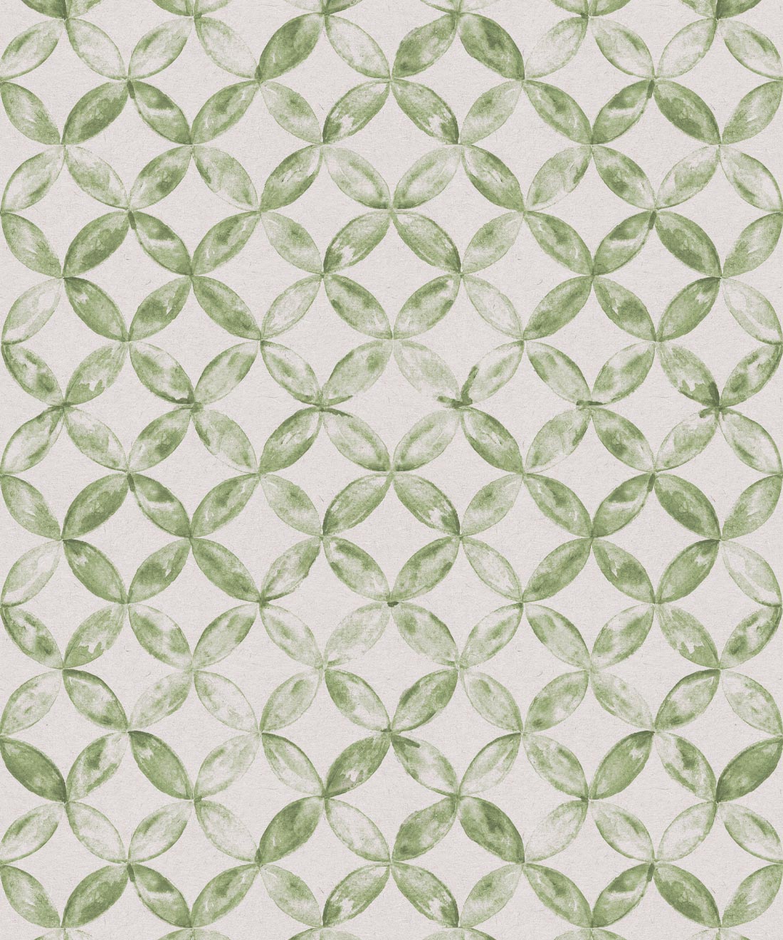Pétales Deux Wallpaper, Sage White