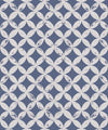 Pétales Deux Wallpaper, Snow Navy