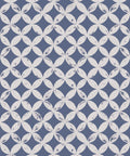 Pétales Deux Wallpaper, Snow Navy