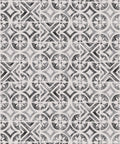 Pétales Trois Wallpaper, Charcoal White