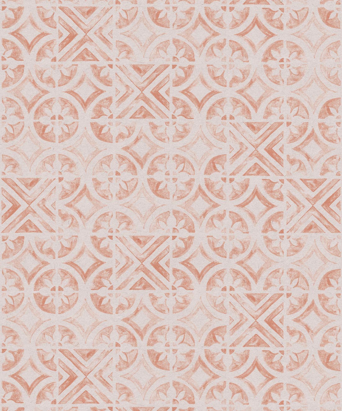Pétales Trois Wallpaper, Salmon Light Beige