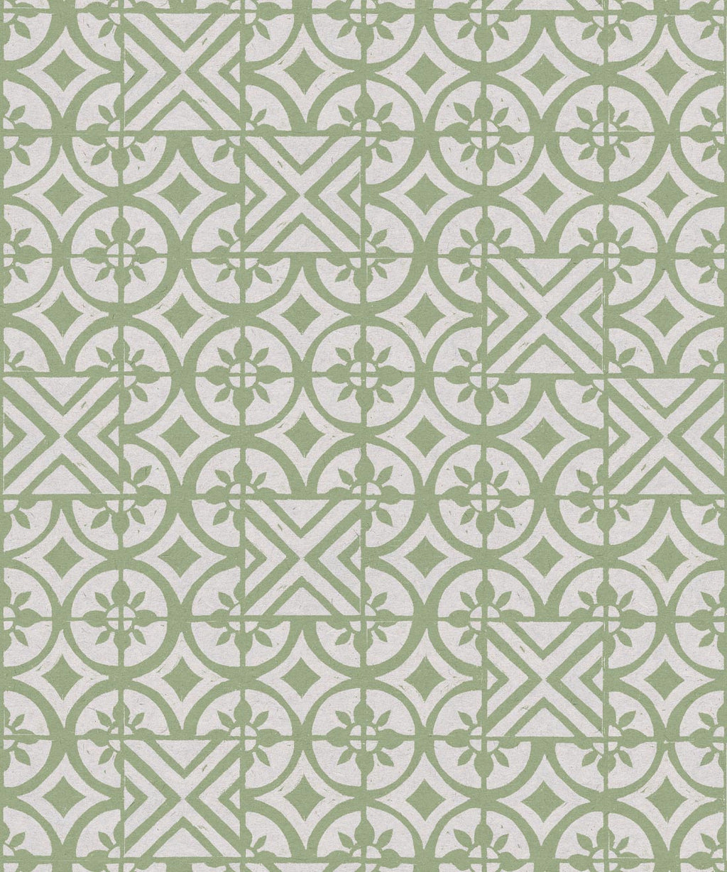 Pétales Trois Wallpaper, Snow Green