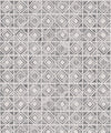 Tuile Wallpaper, Charcoal White