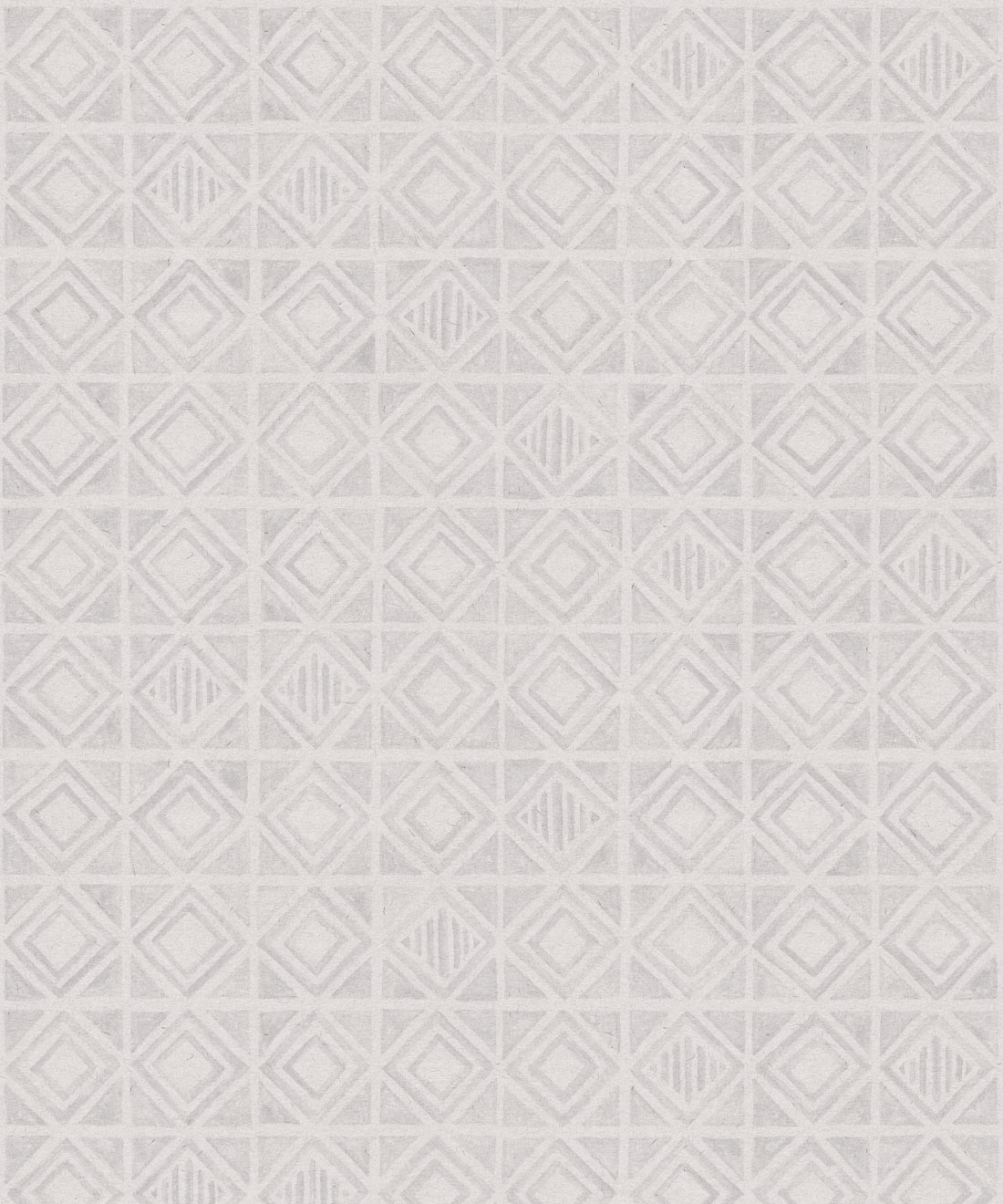 Tuile Wallpaper, Grey White