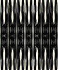 Ikat Wallpaper, Black & White