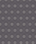 Retro Pop Wallpaper, Dark Grey