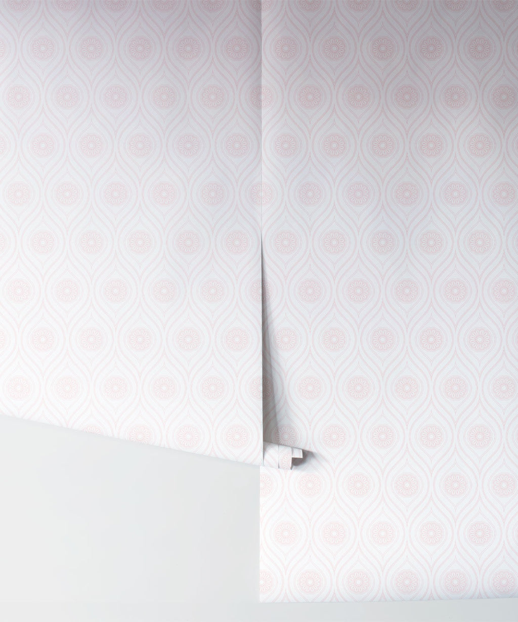 Retro Pop Wallpaper, Pink Reverse