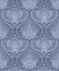Baroque Fusion Wallpaper, Blue