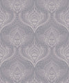 Baroque Fusion Wallpaper, Grey