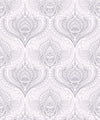 Baroque Fusion Wallpaper, Grey Reverse